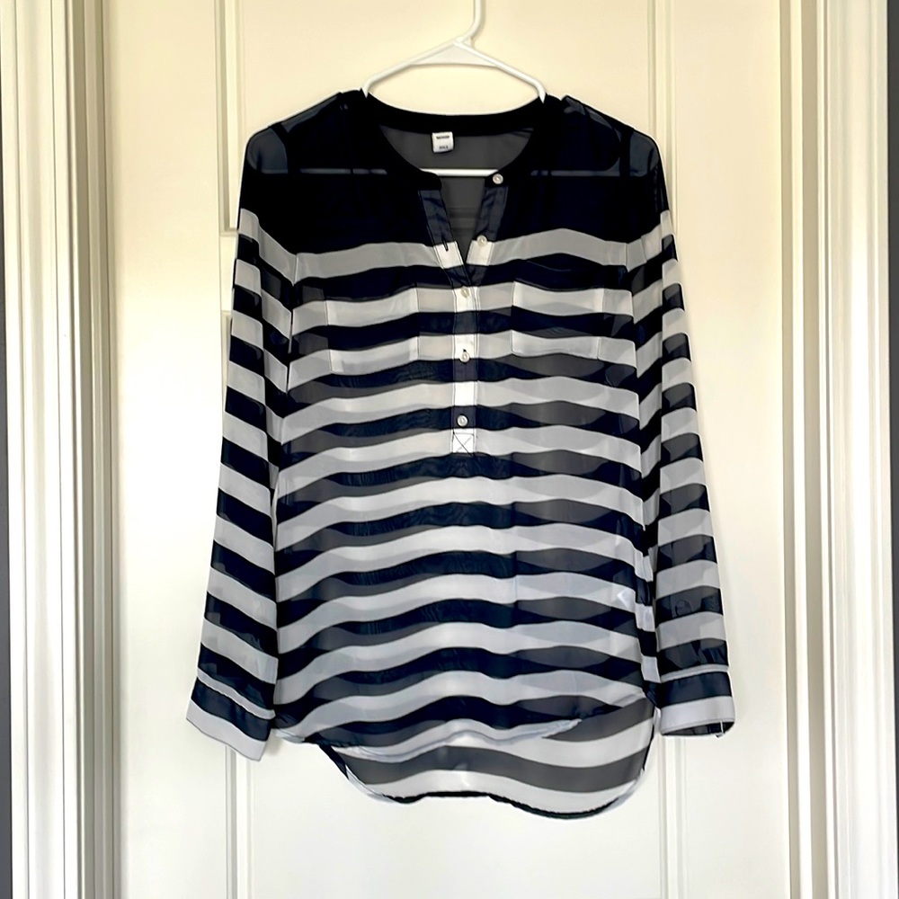 Old Navy sheer nautical top